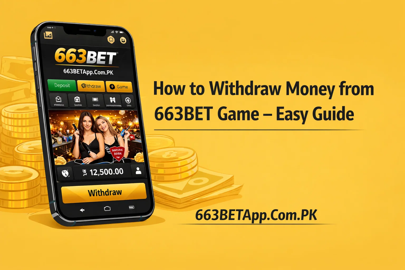 Withdraw Money from 663BET Game